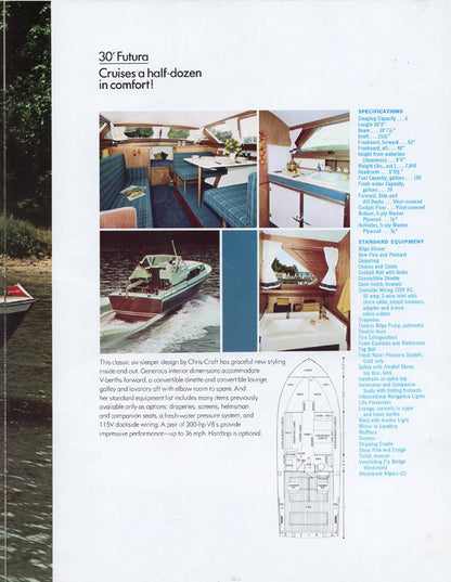 Chris Craft 1969 Cavalier Brochure