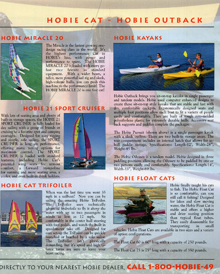 Hobie Cat 1998 Brochure