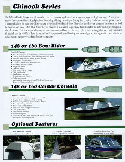 Harbercraft 1997 Chinook Brochure