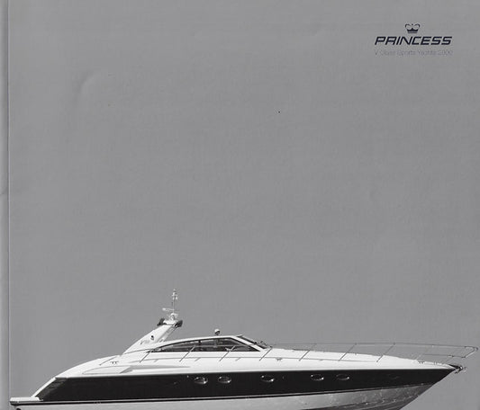 Princess 2000 Flybridge V Class Sport Yachts Brochure