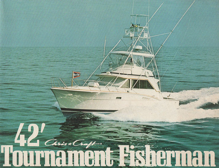 Chris Craft 42 Tournament Fisherman Brochure