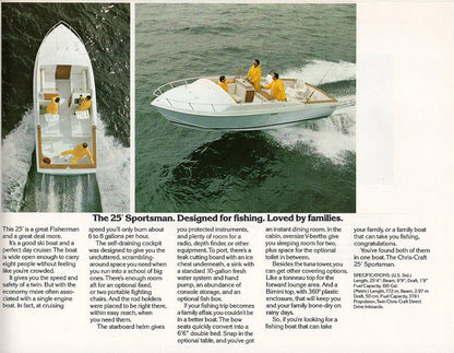 Chris Craft 25 Brochure