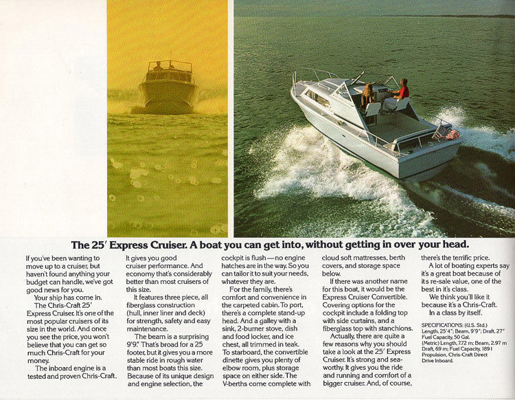 Chris Craft 25 Brochure