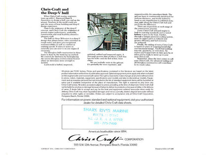 Chris Craft Commander / Sportsman 30 Brochure