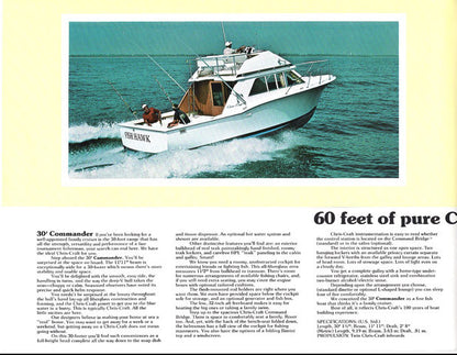 Chris Craft Commander / Sportsman 30 Brochure