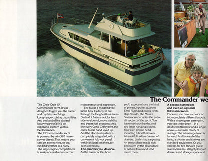 Chris Craft Commander 45 Yacht Brochure