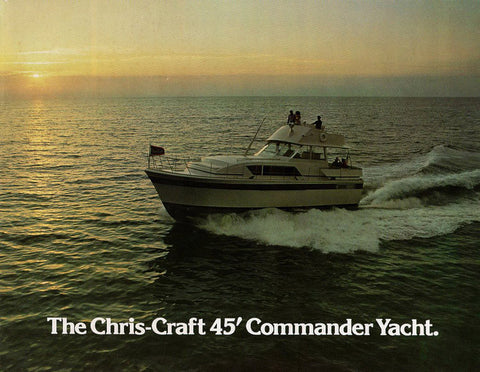 Chris Craft Commander 45 Yacht Brochure