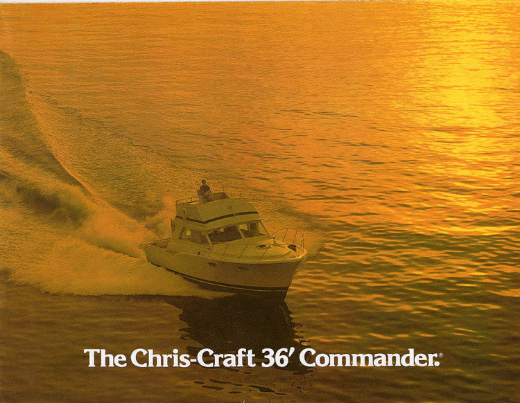 Chris Craft Commander 36 Brochure