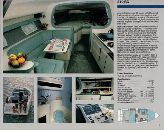 S2 Slickcraft 1988 Brochure