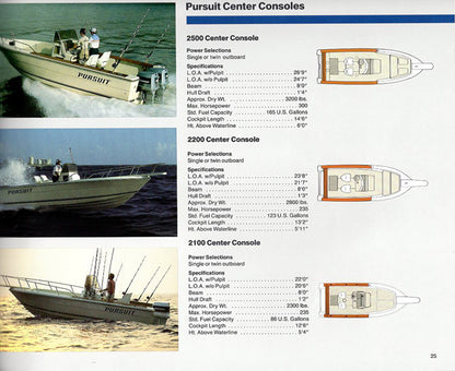 Pursuit 1988 Brochure