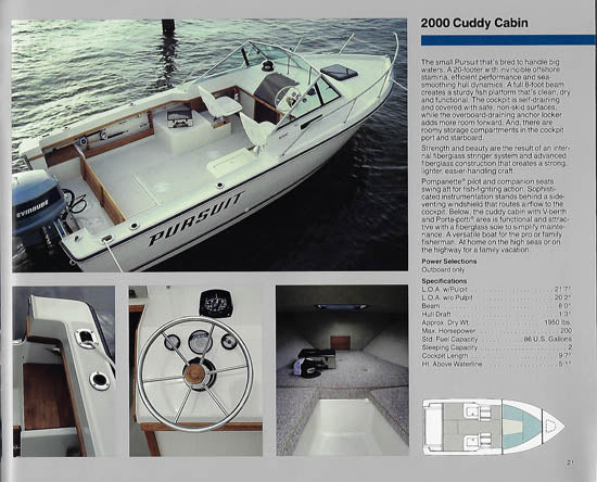Pursuit 1988 Brochure