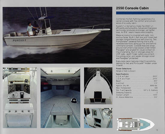 Pursuit 1988 Brochure