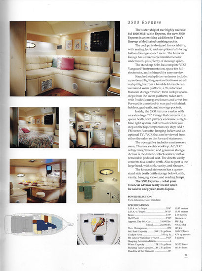 Tiara 1995 Brochure