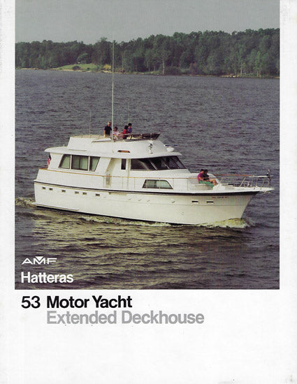 Hatteras 53 Motor Yacht Expanded Deckhouse Brochure – SailInfo I ...
