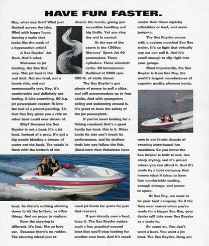 Sea Rayder Brochure
