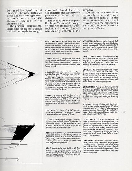 Tartan 28 Brochure