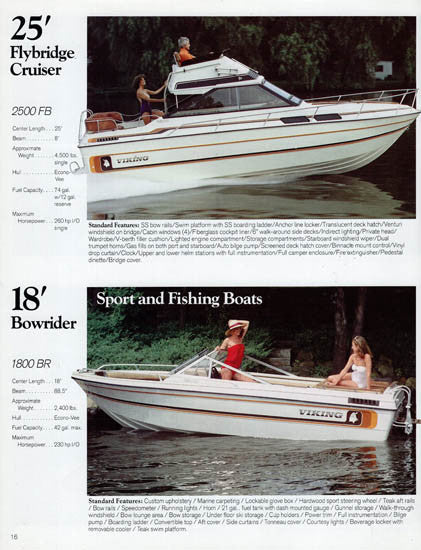 Viking 1982 Brochure