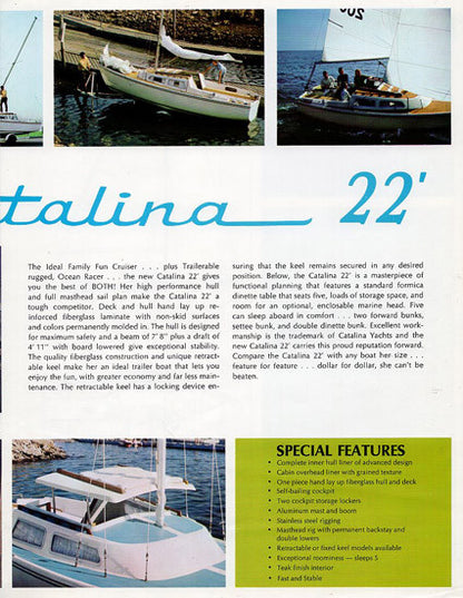 Catalina 22 Brochure