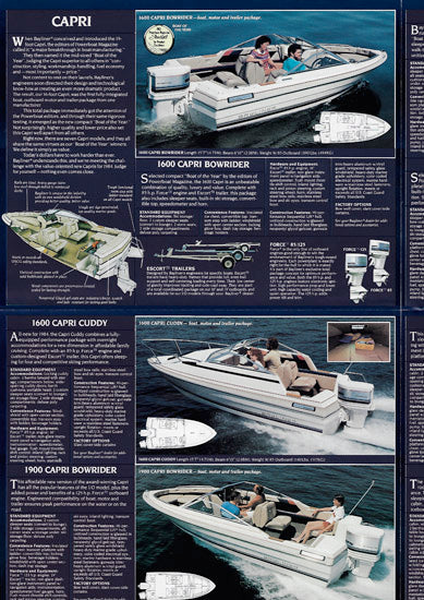 Bayliner 1984 Abbreviated Brochure