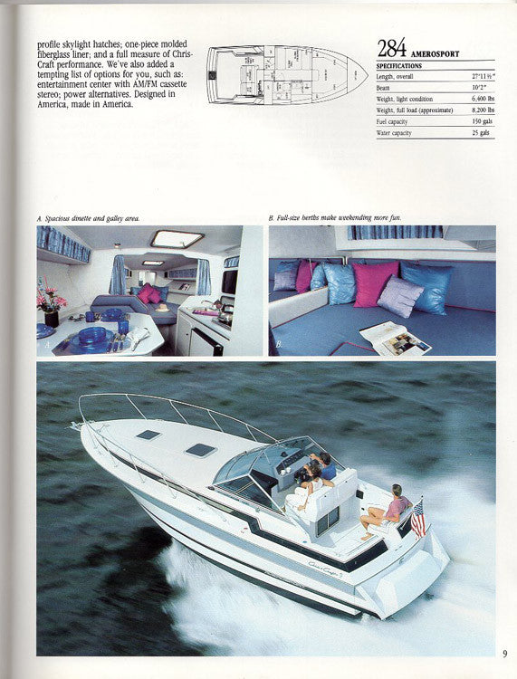 Chris Craft 1987 Cruisers Brochure