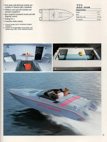 Chris Craft 1987 Sport Boats Brochure