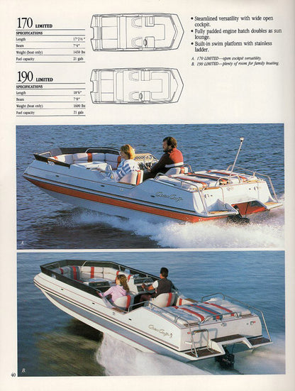Chris Craft 1987 Sport Boats Brochure