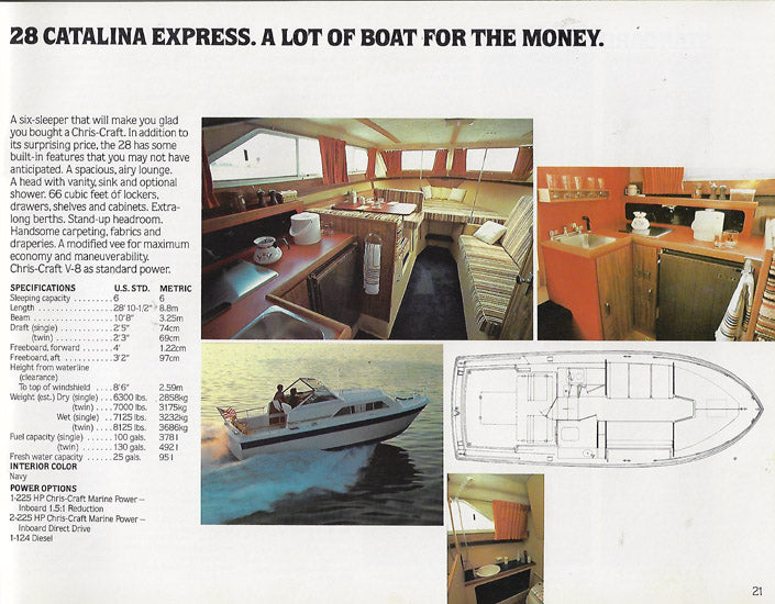 Chris Craft 1980 Sport Boats Brochure