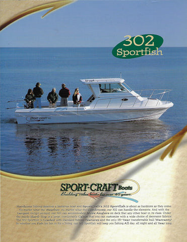 Sport Craft 302 Sportfish Brochure