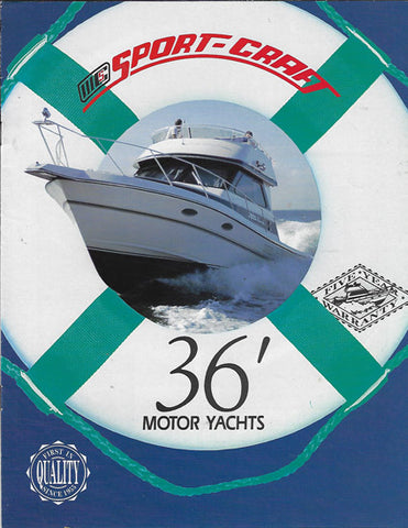 Sport Craft 36 Motor Yachts Brochure