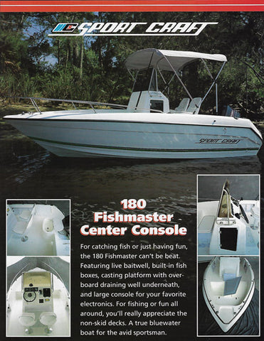 Sport Craft 180 Fishermaster Center Console Brochure