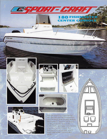 Sport Craft 180 Fishermaster Center Console Brochure