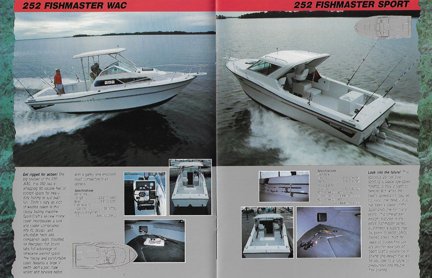 Sport Craft 1990 Fisherman Brochure