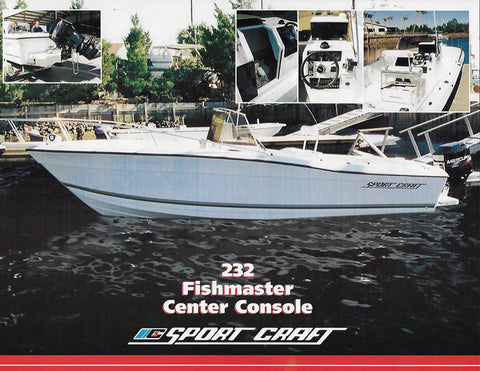 Sport Craft 232 Fishermaster Center Console Brochure