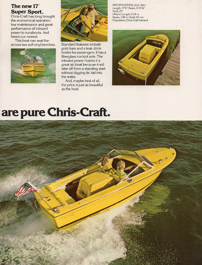 Chris Craft 1977 Sport Boats Brochure