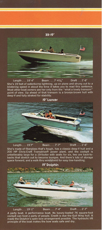 Chris Craft 1973 Sport Boats Brochure