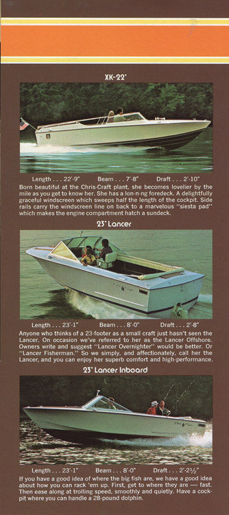 Chris Craft 1973 Sport Boats Brochure
