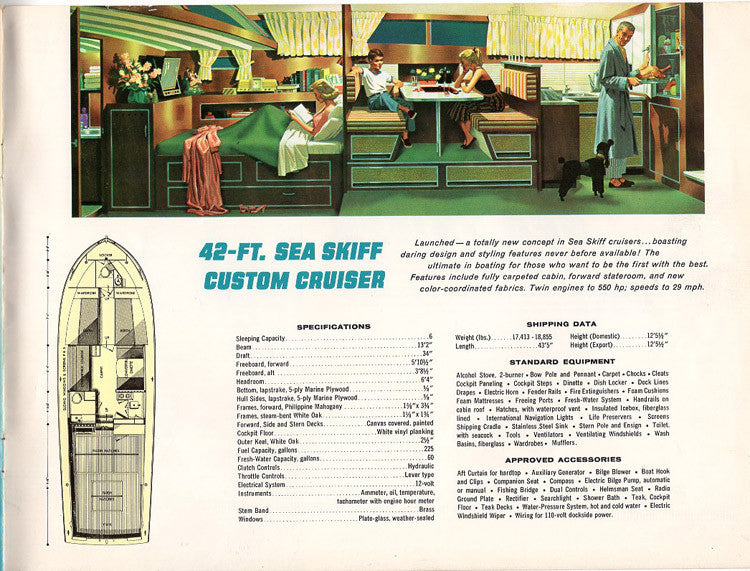 Chris Craft 1961 Sea Skiff Brochure