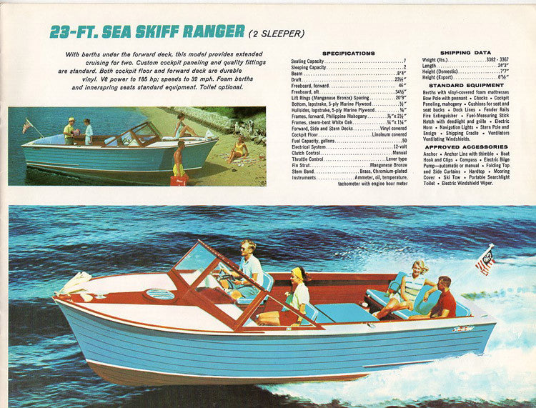 Chris Craft 1961 Sea Skiff Brochure