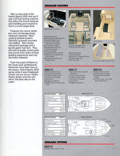 Hydra Sports 1991 Saltwater Brochure
