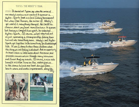 Hydra Sports 1999 Folder Brochure