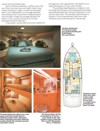 Hatteras 50 Convertible Brochure