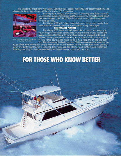 Viking 58 Convertible Brochure