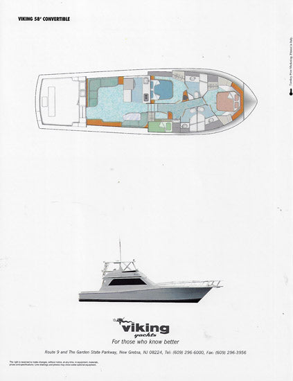 Viking 58 Convertible Brochure