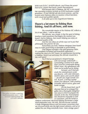 Hatteras 45 Convertible Brochure