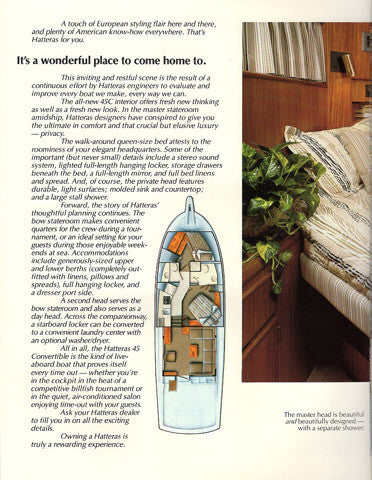 Hatteras 45 Convertible Brochure