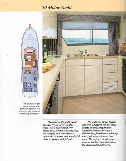 Hatteras 70 Motoryacht Brochure