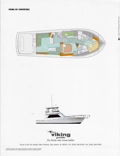 Viking 50 Convertible Brochure