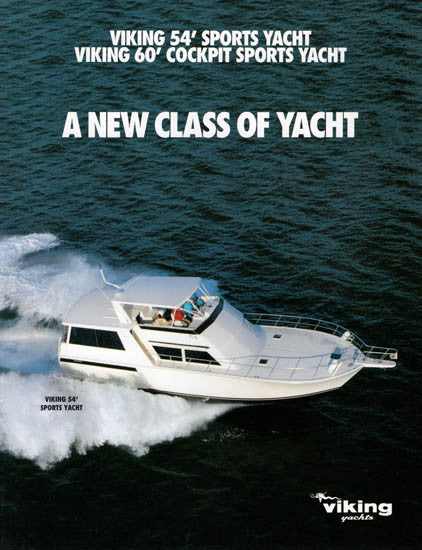 Viking 54 / 60 Motor Yacht / Cockpit Brochure