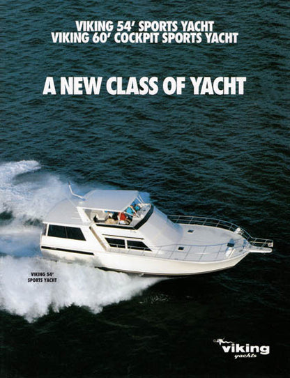 Viking 54 / 60 Motor Yacht / Cockpit Brochure