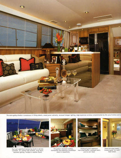 Viking 54 / 60 Motor Yacht / Cockpit Brochure